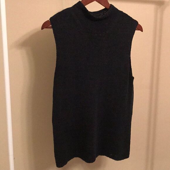 LIz Claiborne Navy Sleeveless Sweater - Size XL - Picture 3 of 8